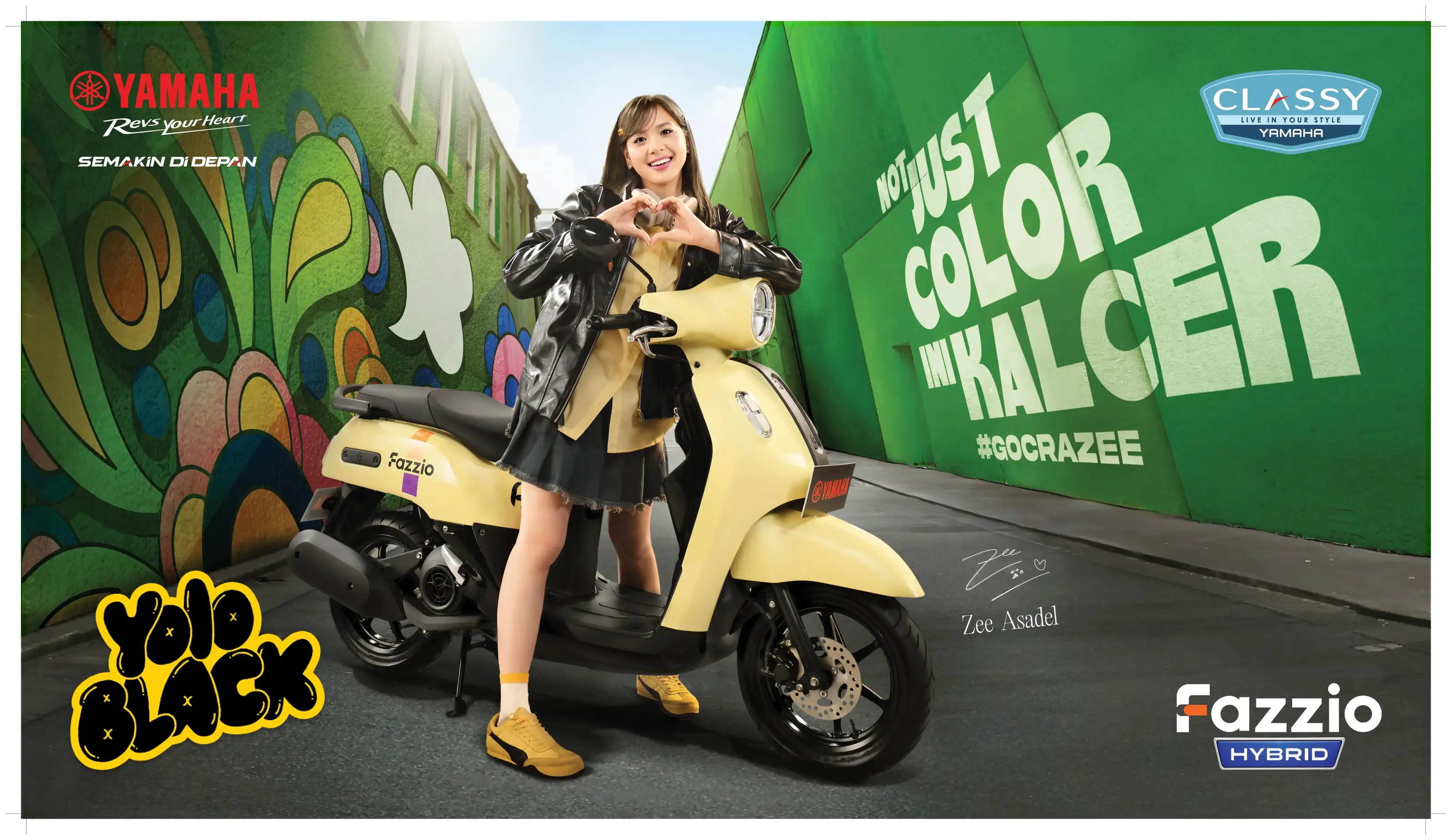 Let's Go Crazee! Fazzio Hybrid Dorong Kreativitas & Gaya Gen Z Lewat Warna Baru