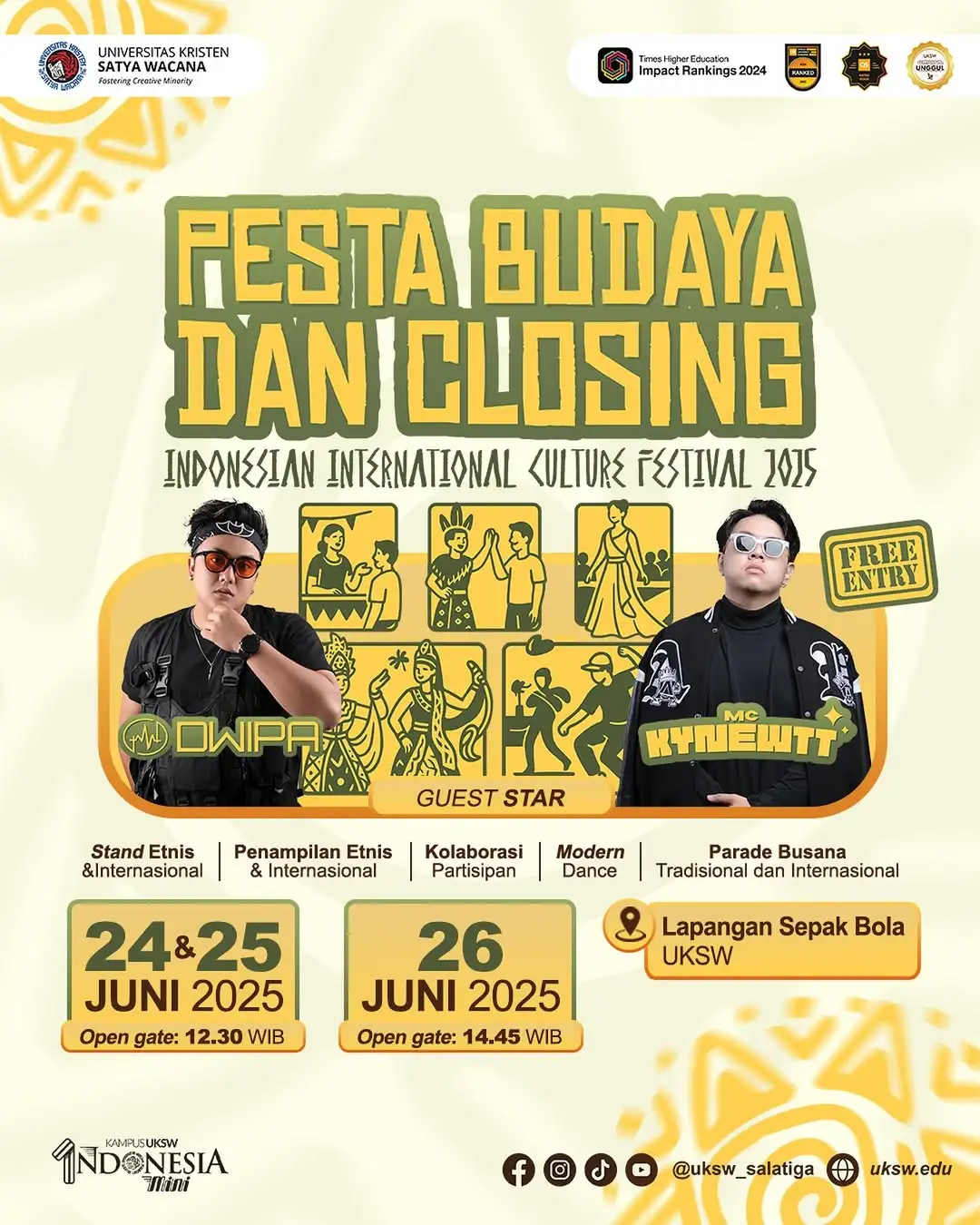 Catat! IICF 2025 Digelar di UKSW Selasa-Kamis, Berikut Ini Rangkaian Acaranya