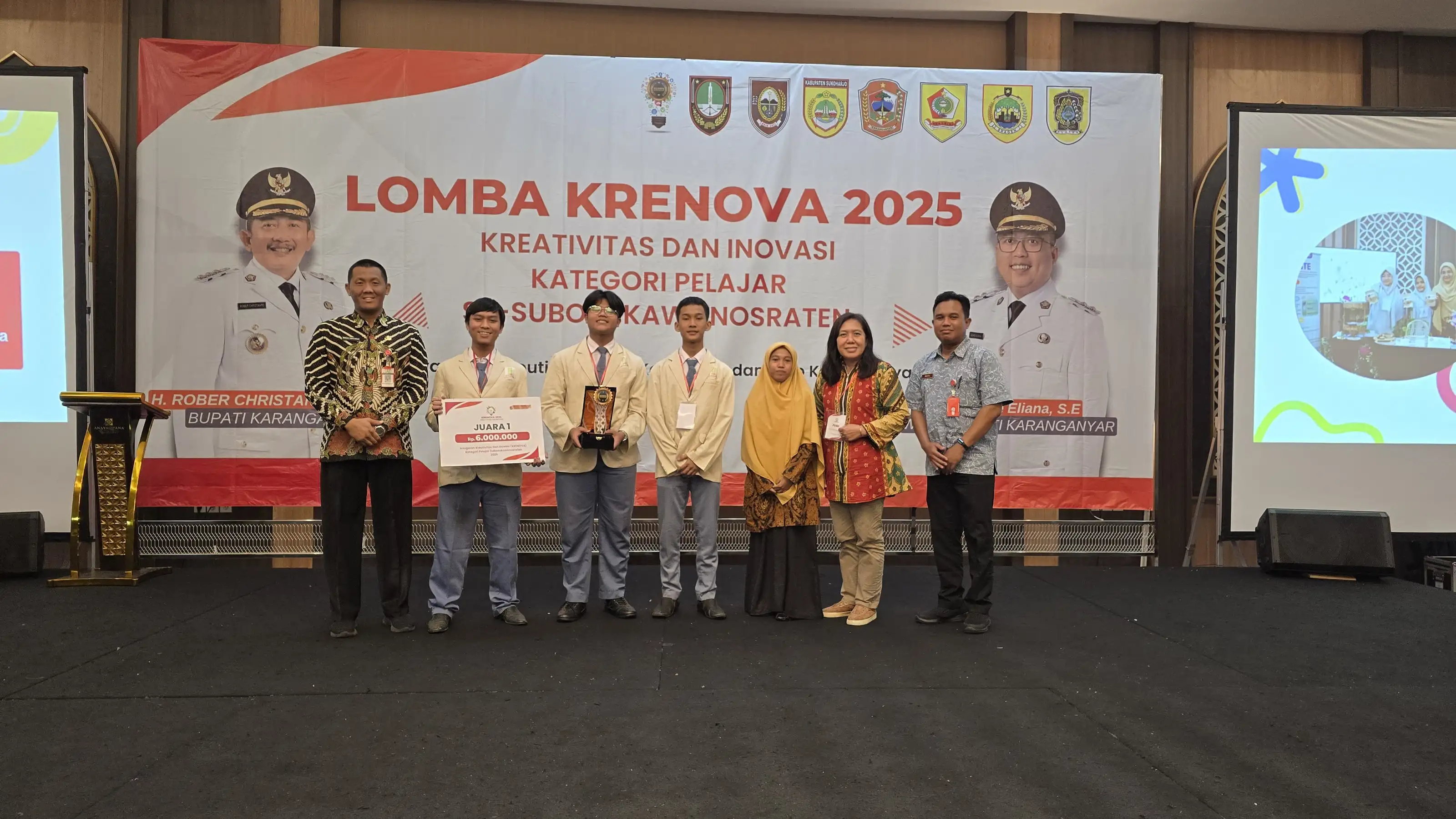 Inovasi E-PRO Tim Siswa SMA dari Sragen Juarai Krenova Subosukowonostraten
