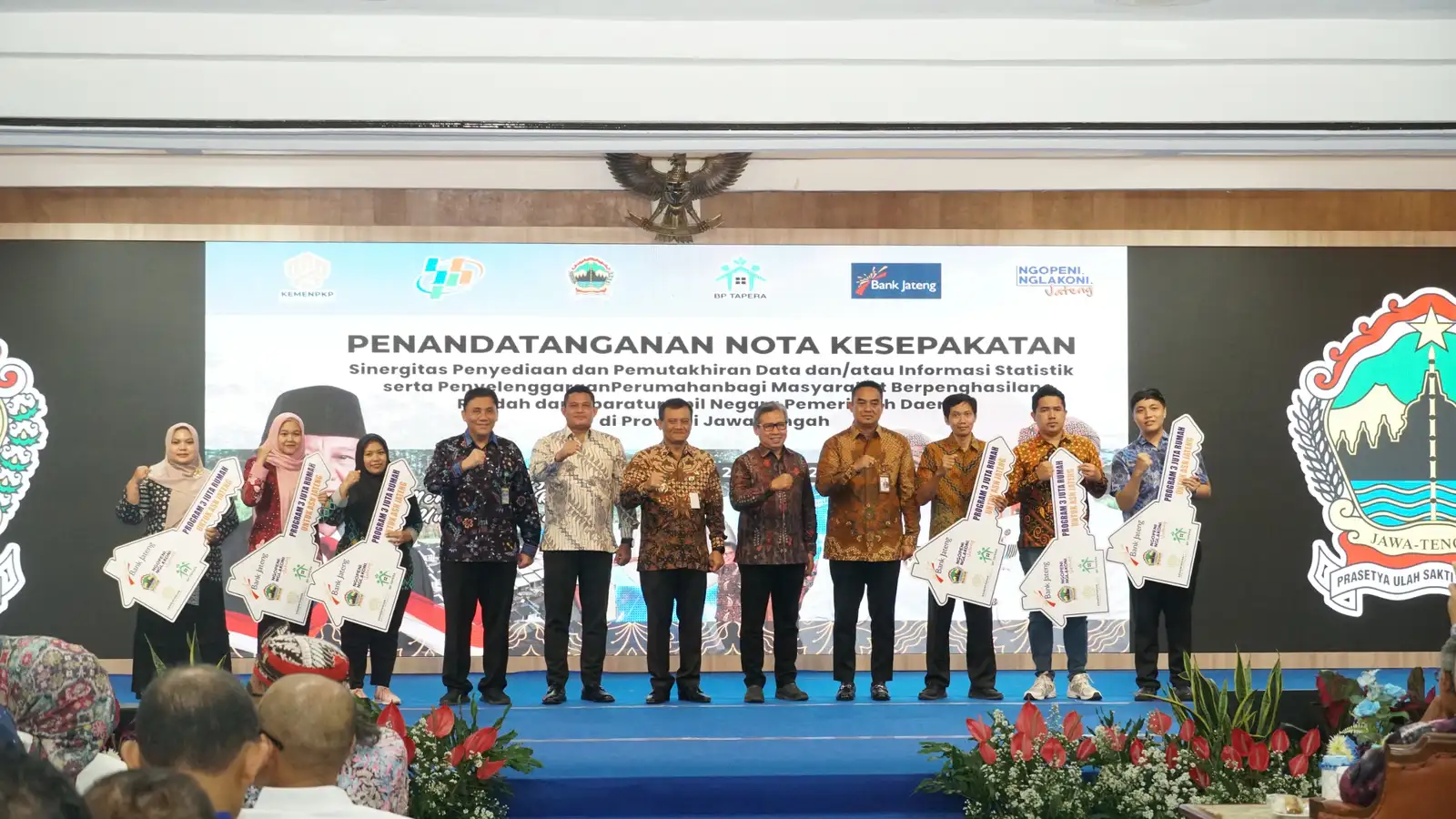 Bank Jateng-Pemprov-BP Tapera Resmi Kolaborasi Pembiayaan Rumah Bersubsidi