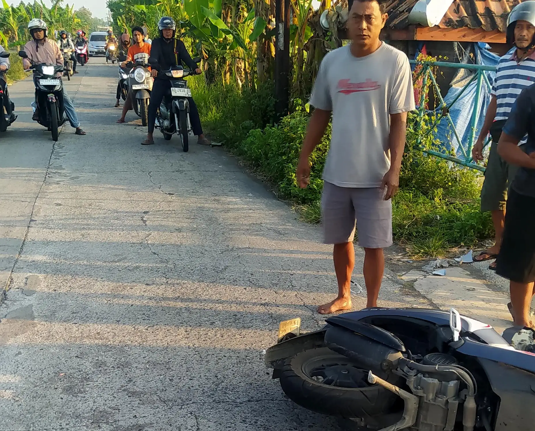 Kakak Beradik Kecelakaan di Gemolong Sragen, 1 Orang Meninggal