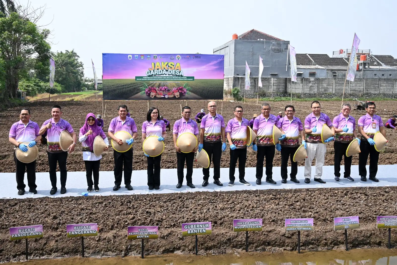 Dukung Jaksa Garda Desa, Pupuk Indonesia Beri Pendampingan Pertanian di Banten