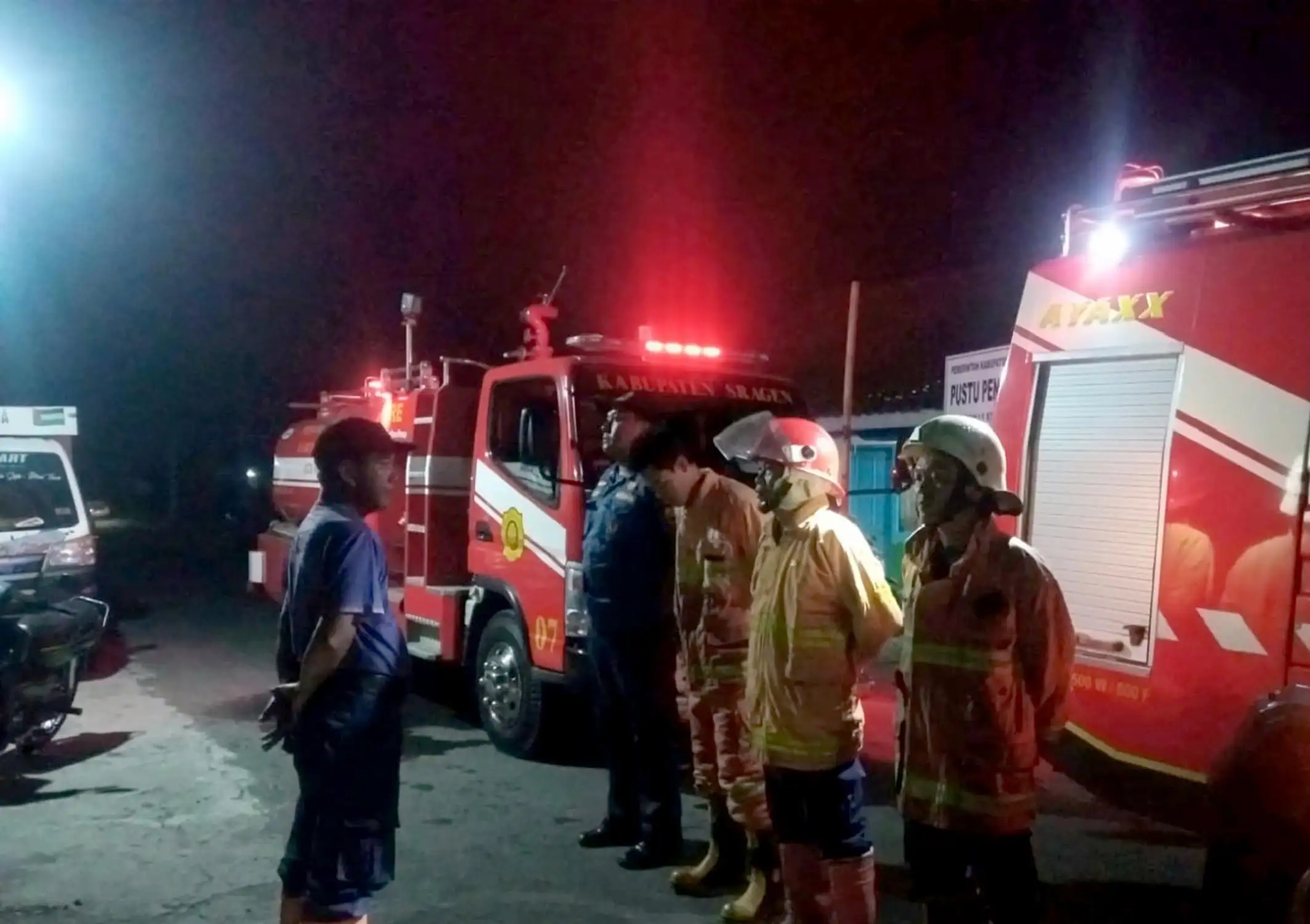 Kios Baju Pasar Desa di Kedawung Sragen Terbakar, Kerugian Capai Rp200 Juta