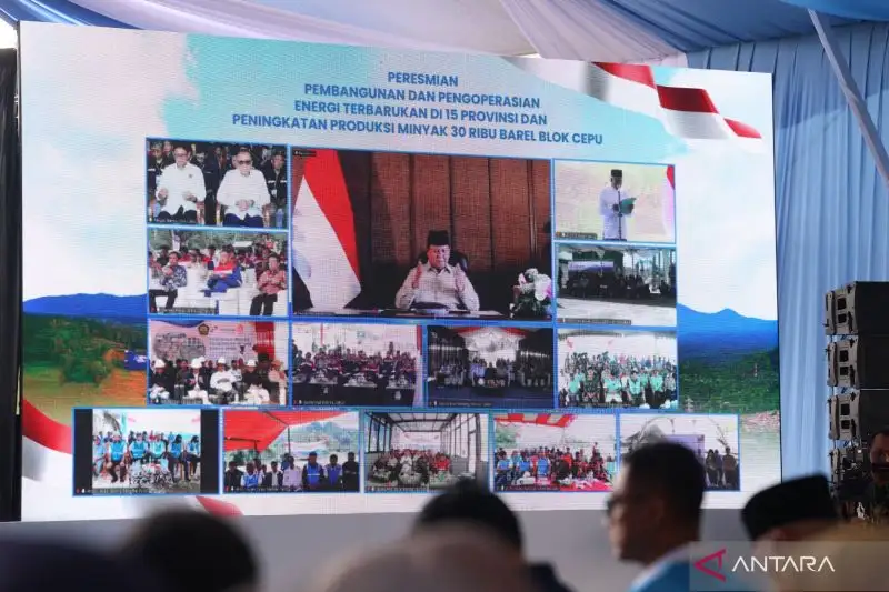 Presiden Resmikan Peningkatan Produksi Minyak 30 Ribu Barel di Blok Cepu
