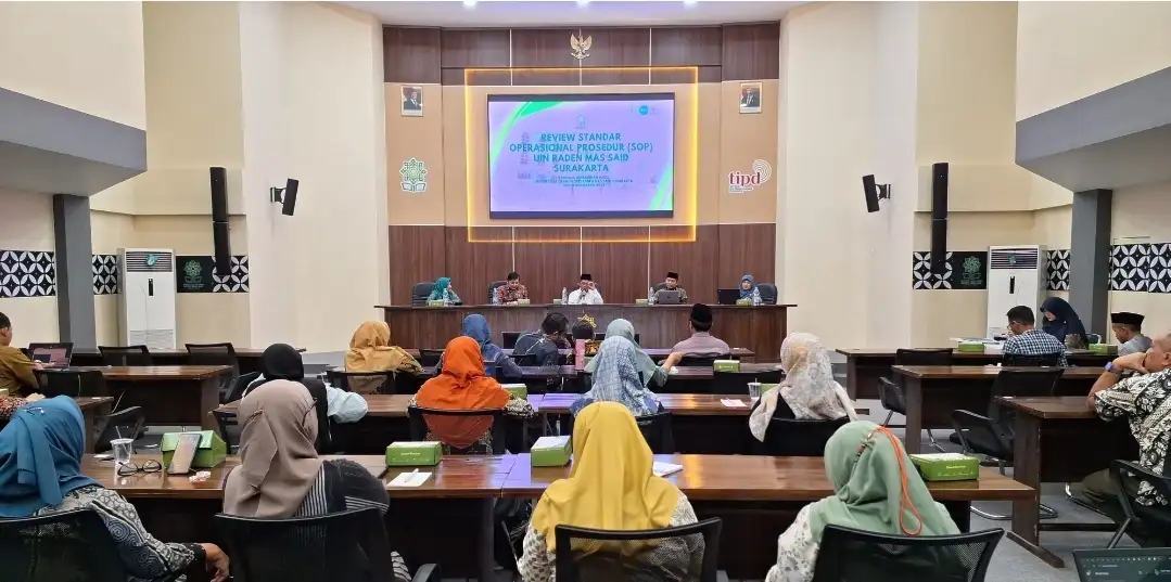 Buka Review SOP, Wakil Rektor I UIN Surakarta Tekankan Template Yang Seragam