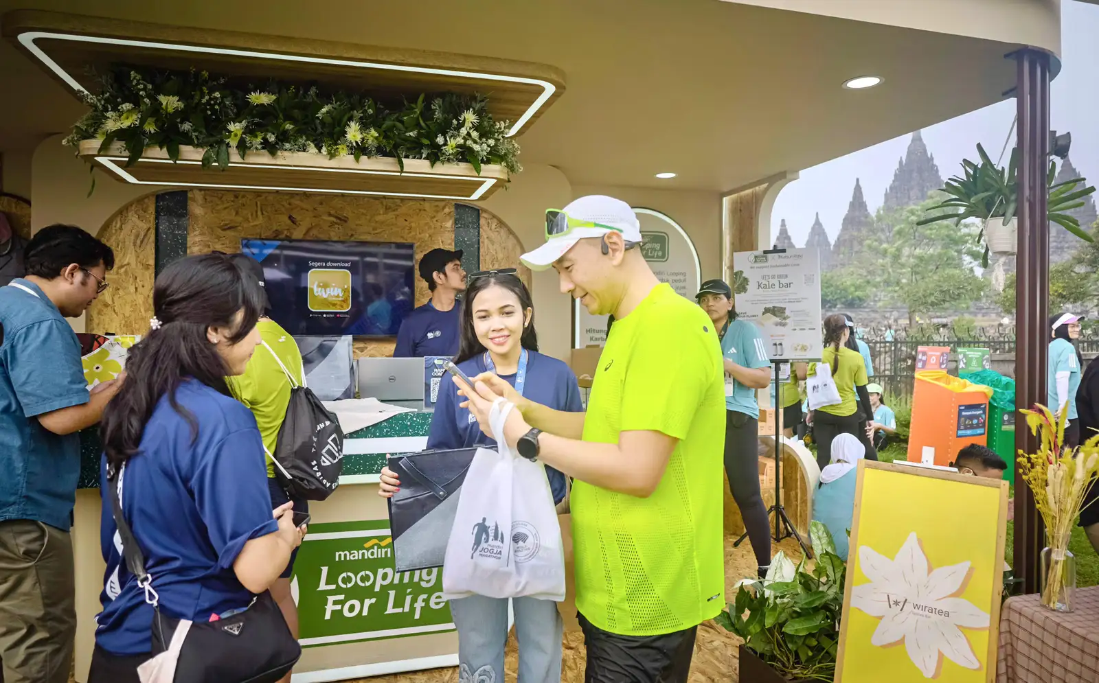 Lewat Looping for Life, Bank Mandiri Akselerasi Gerakan Hijau di Jogja Marathon