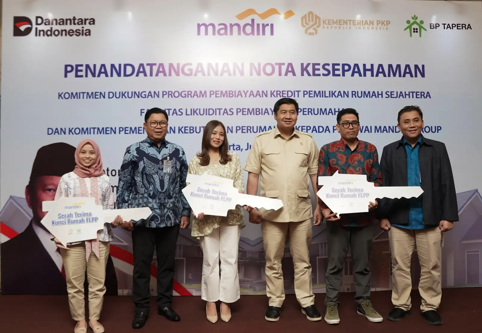 Kementerian PKP Gandeng Bank Mandiri & BP Tapera untuk Pembiayaan Rumah Subsidi