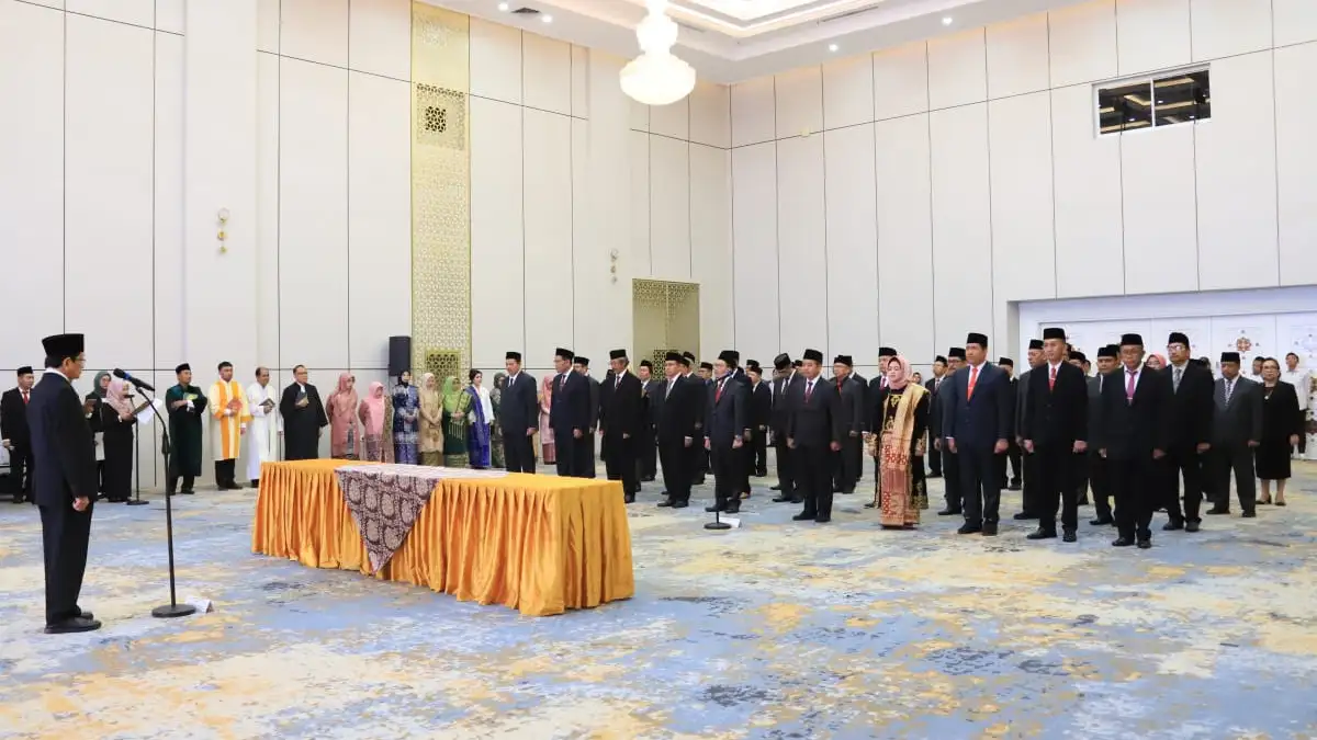 Menag Lantik 45 Pimpinan Perguruan Tinggi Keagamaan Negeri dan Pejabat Eselon II