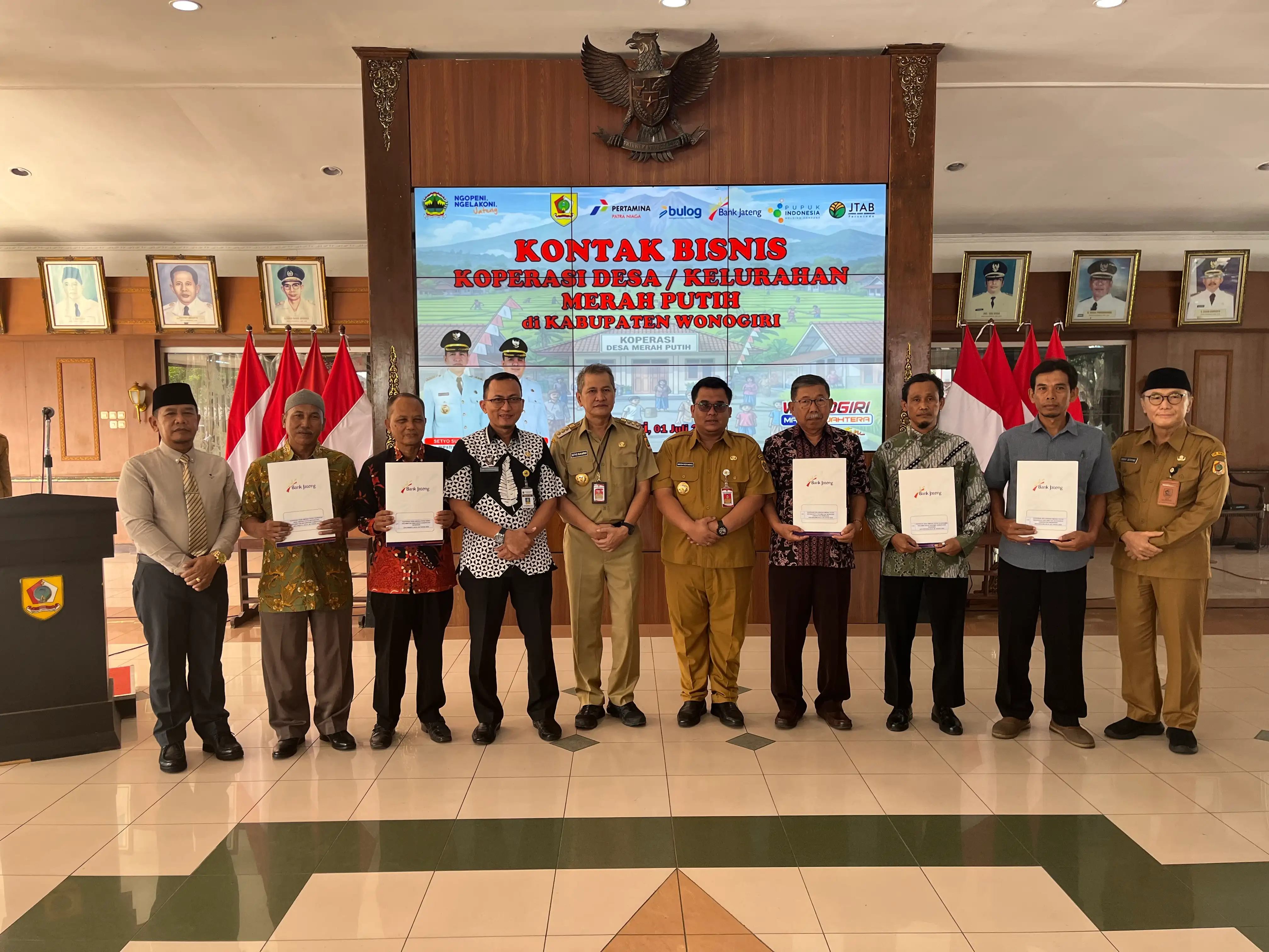 294 Koperasi Merah Putih di Wonogiri Difasilitasi Kontak Bisnis dengan BUMN-BUMD