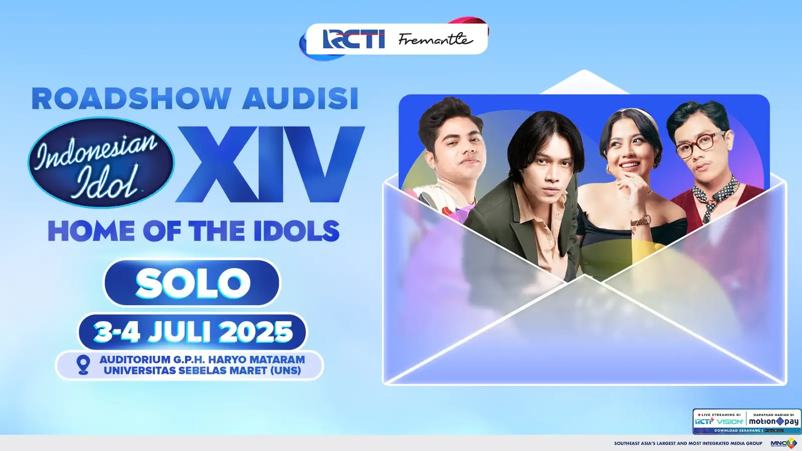 Solo Jadi Kota Pertama Audisi Indonesian Idol XIV: Warga Solo, Tunjukkan Suaramu