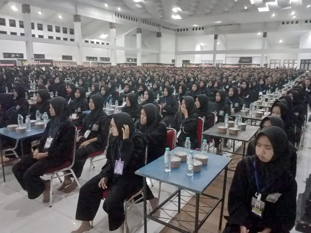 Pengesahan 1.079 Warga Baru SH Terate di Sragen, Polisi Amankan 35 Motor