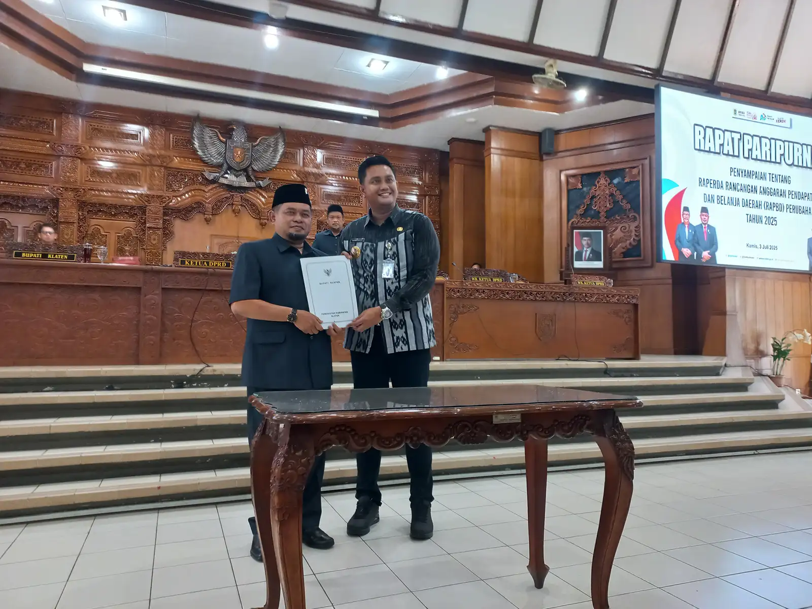 DPRD Klaten Targetkan Pembahasan Bupati Raperda RAPBD Perubahan Kelar 2 Pekan
