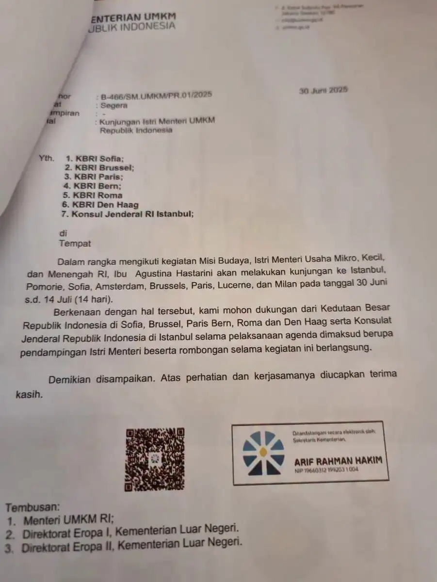 KPK Buka Peluang Panggil Sekretaris Menteri UMKM Guna Klarifikasi Surat Viral