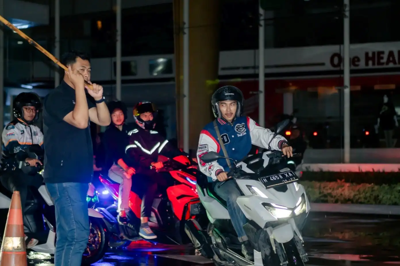 Refresh, Nocturnity Riding Digelar di Semarang Bareng Paguyuban Honda Jateng