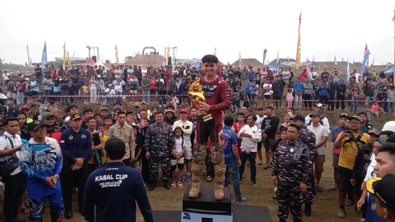 Farel Huda Masuk 10 Besar KSAL Cup Hiu Selatan Internasional Hard Enduro Kendal