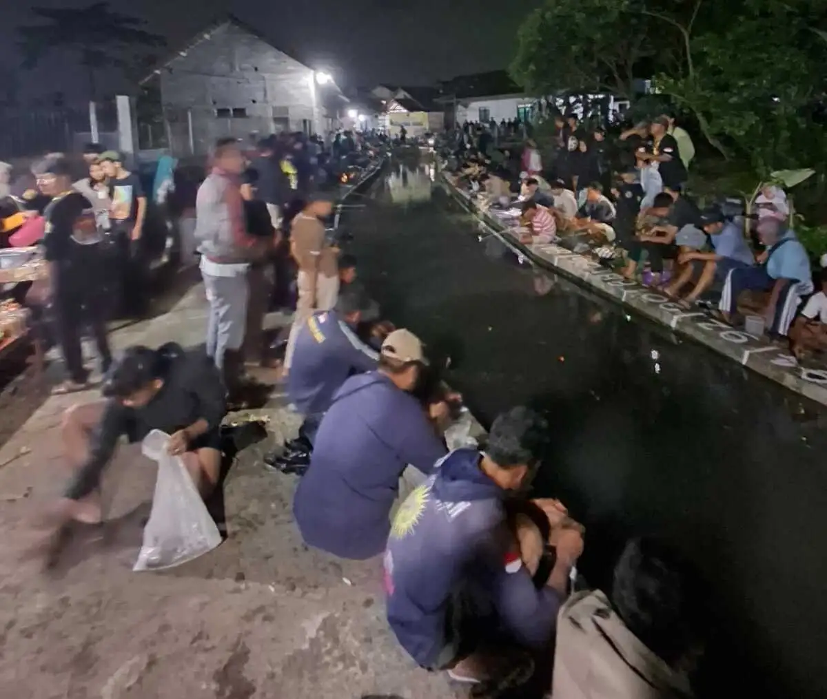 Lomba Mancing di Saluran Irigasi Salatiga, Salurkan Hobi Plus Penggalangan Dana