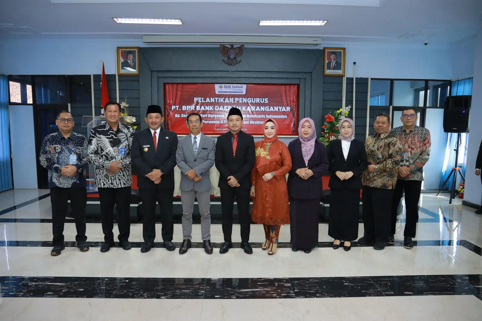 Bupati Lantik Komisaris Independen dan Direktur Bisnis Bank Daerah Karanganyar