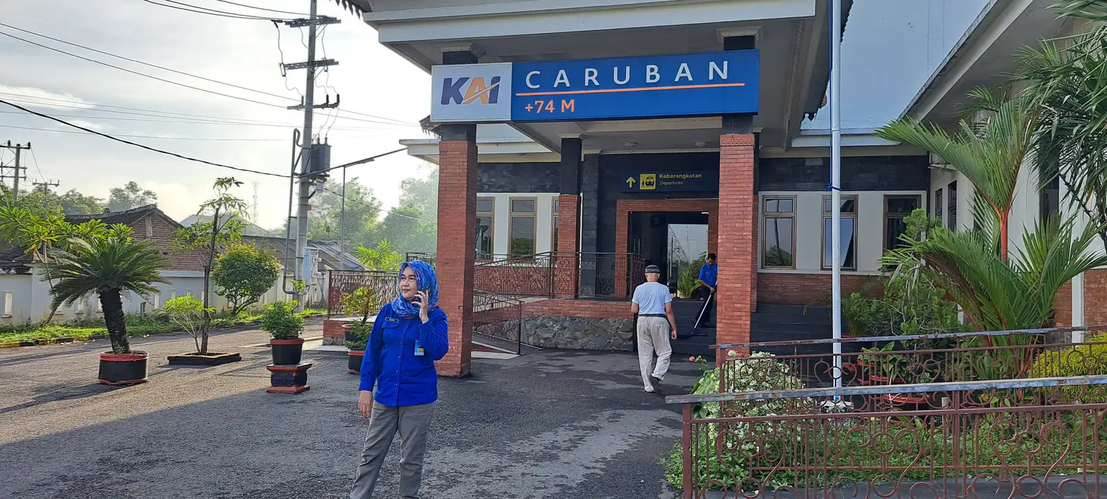 Rencana Perpanjang Rute KA BIAS, PT KAI dan Dishub Madiun Tinjau Stasiun Caruban