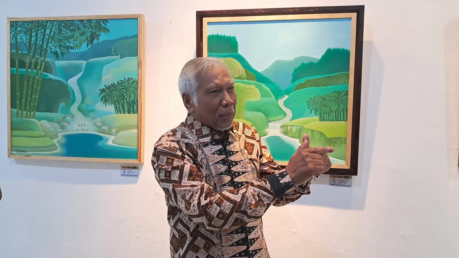 Rayakan HUT ke-75, Perupa Arfial Arsad Hakim Gelar Pameran Tunggal