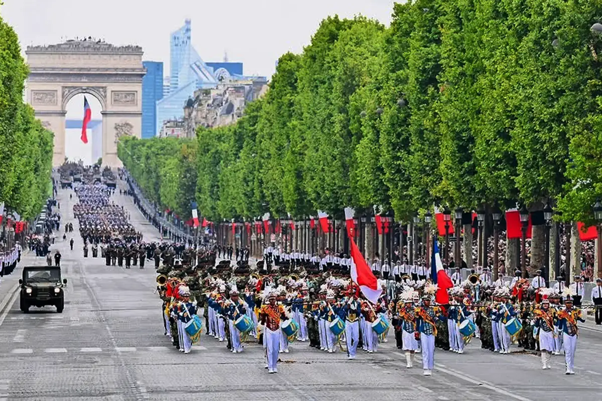 Satgas Patriot II Indonesia Jadi Kontingen Pembuka Parade Bastille Day di Paris