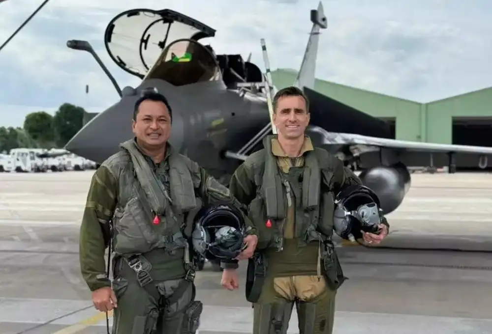 KSAU Marsekal Tonny Harjono Jajal Langsung Pesawat Tempur Prancis Rafale