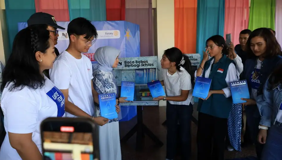Hadir di Lokananta Solo, Omah Baca Nawala Sediakan Rak Buku Daur Ulang Sampah