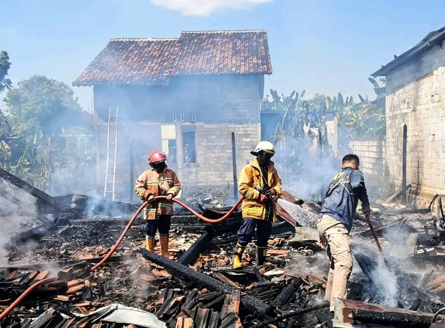 Rumah Warga Sidoharjo Sragen Ludes Terbakar, 2 Ekor Kambing Terpanggang