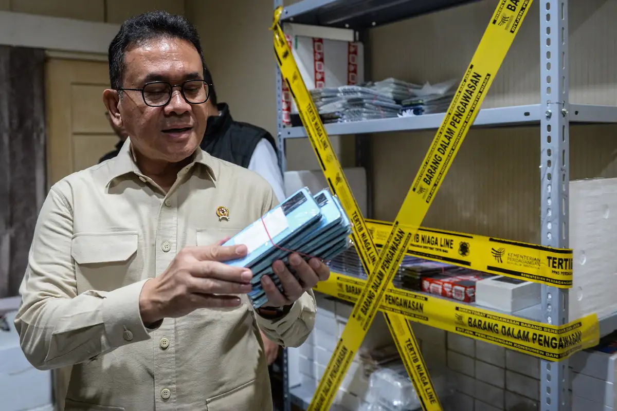 Mendag Tutup Pabrik Perakitan Ponsel Ilegal Senilai Rp17,6 Miliar