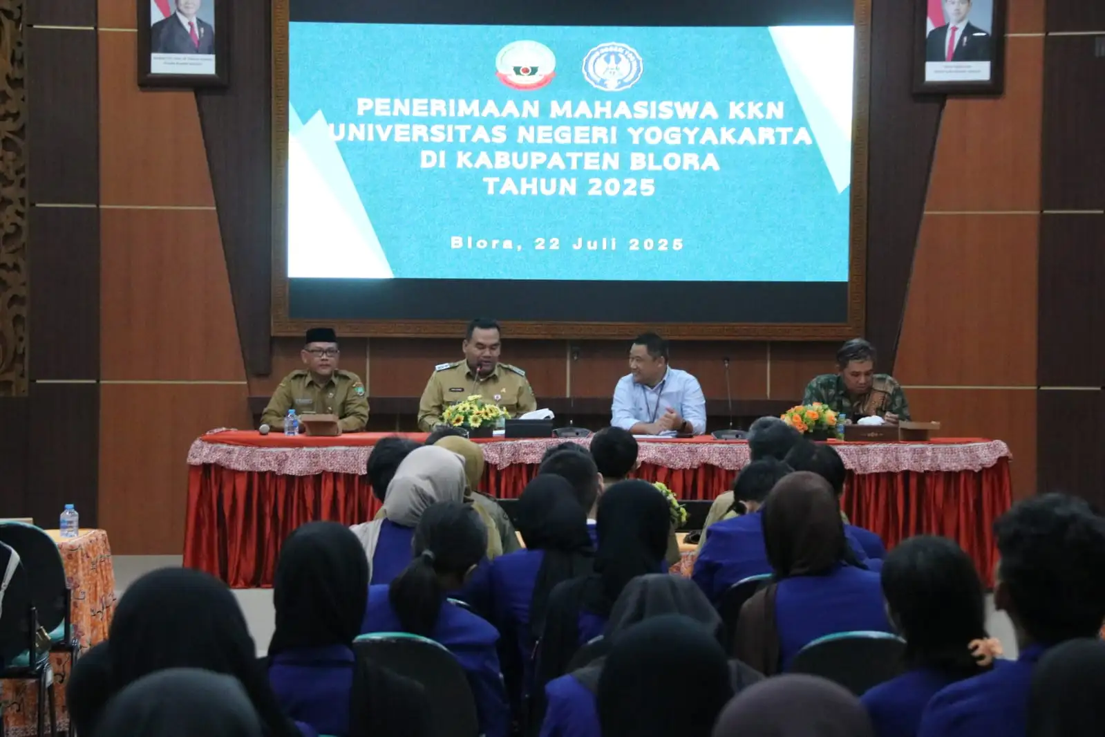 101 Mahasiswa UNY Lakukan KKN di Blora, Ini Harapan Bupati Arief Rohman