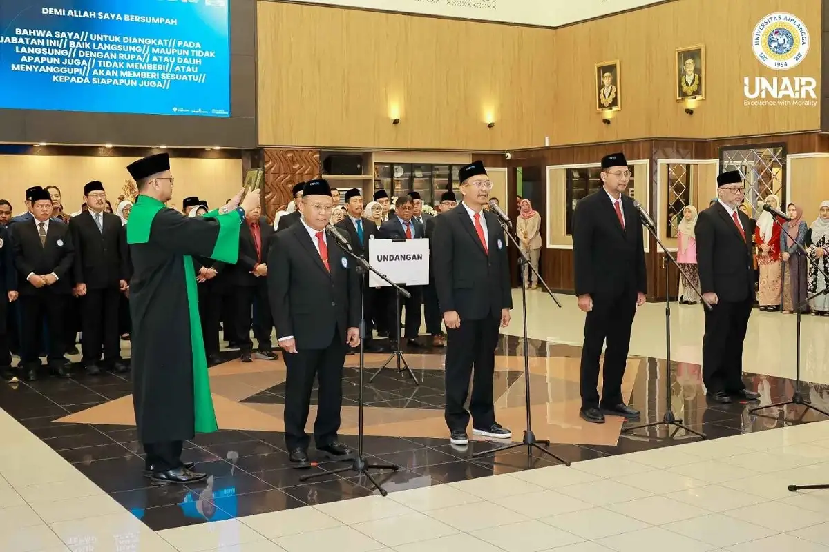 4 Wakil Rektor UNAIR Periode 2025-2030 Resmi Dilantik