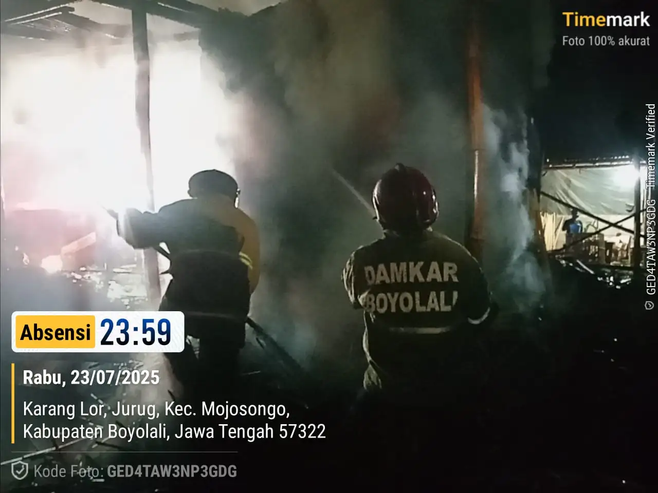 Oven Kayu di Mojosongo Boyolali Hangus Terbakar, Kerugian Capai Rp30 Juta