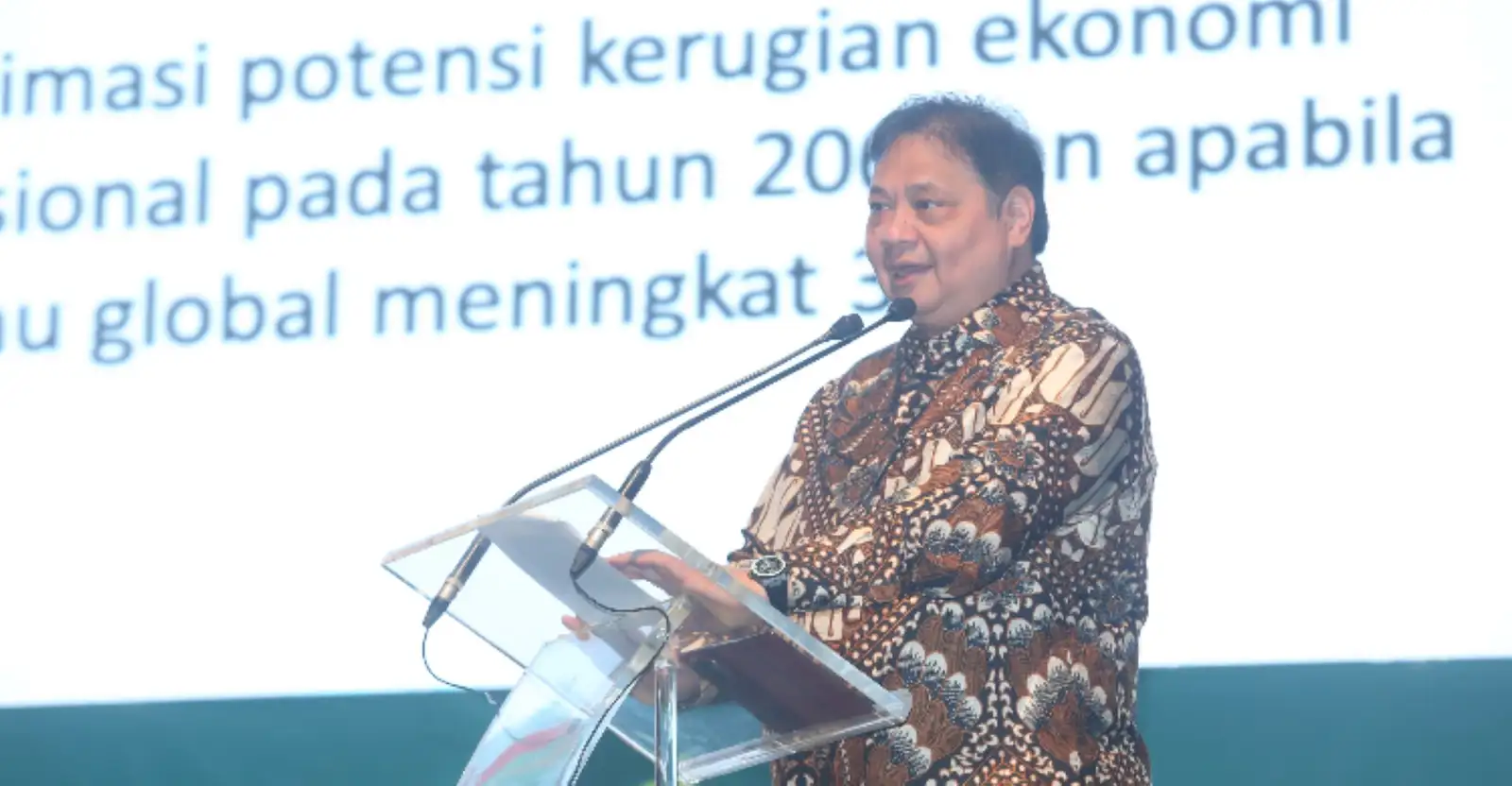Menko Airlangga: Perubahan Iklim Bisa Berdampak ke PDB Tahun 2060