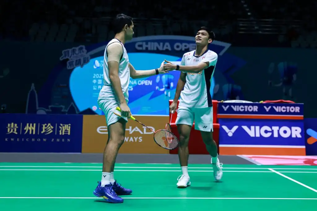 Fajar/Fikri Persembahkan Gelar Juara China Open 2025 untuk Iie Sumirat