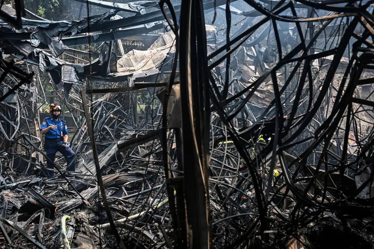 Kebakaran Pasar Taman Puring Jakarta, Kerugian Ditaksir Capai Rp30 Miliar