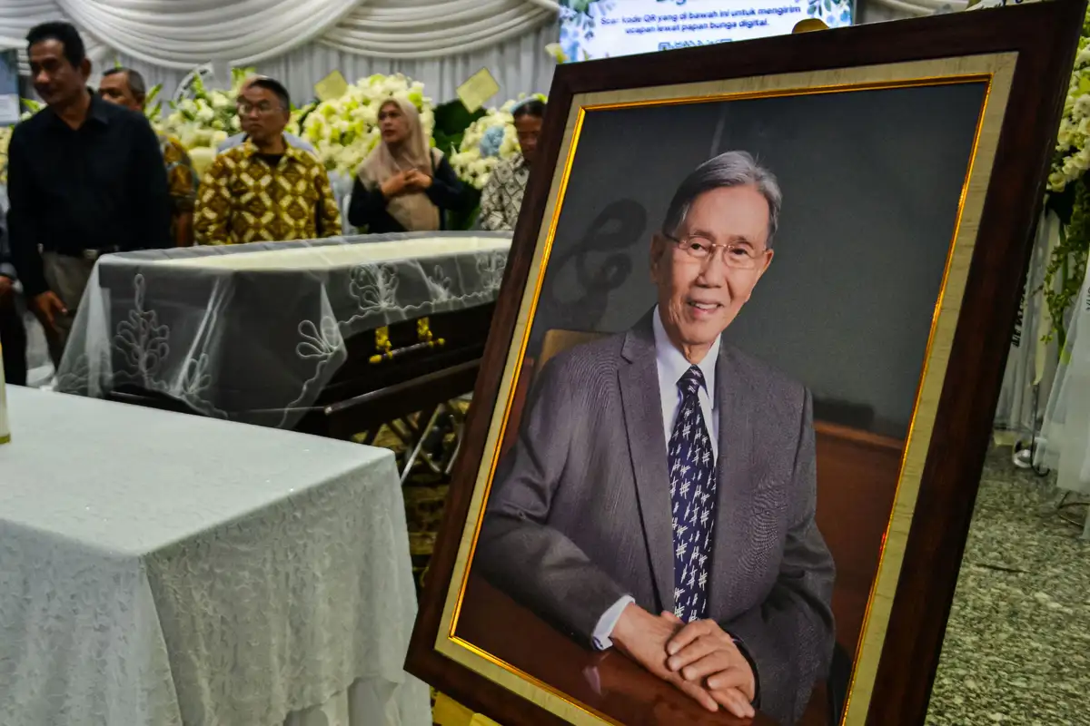 Jenazah Ekonom Kwik Kian Gie Disemayamkan di Rumah Duka Sentosa RSPAD Jakarta