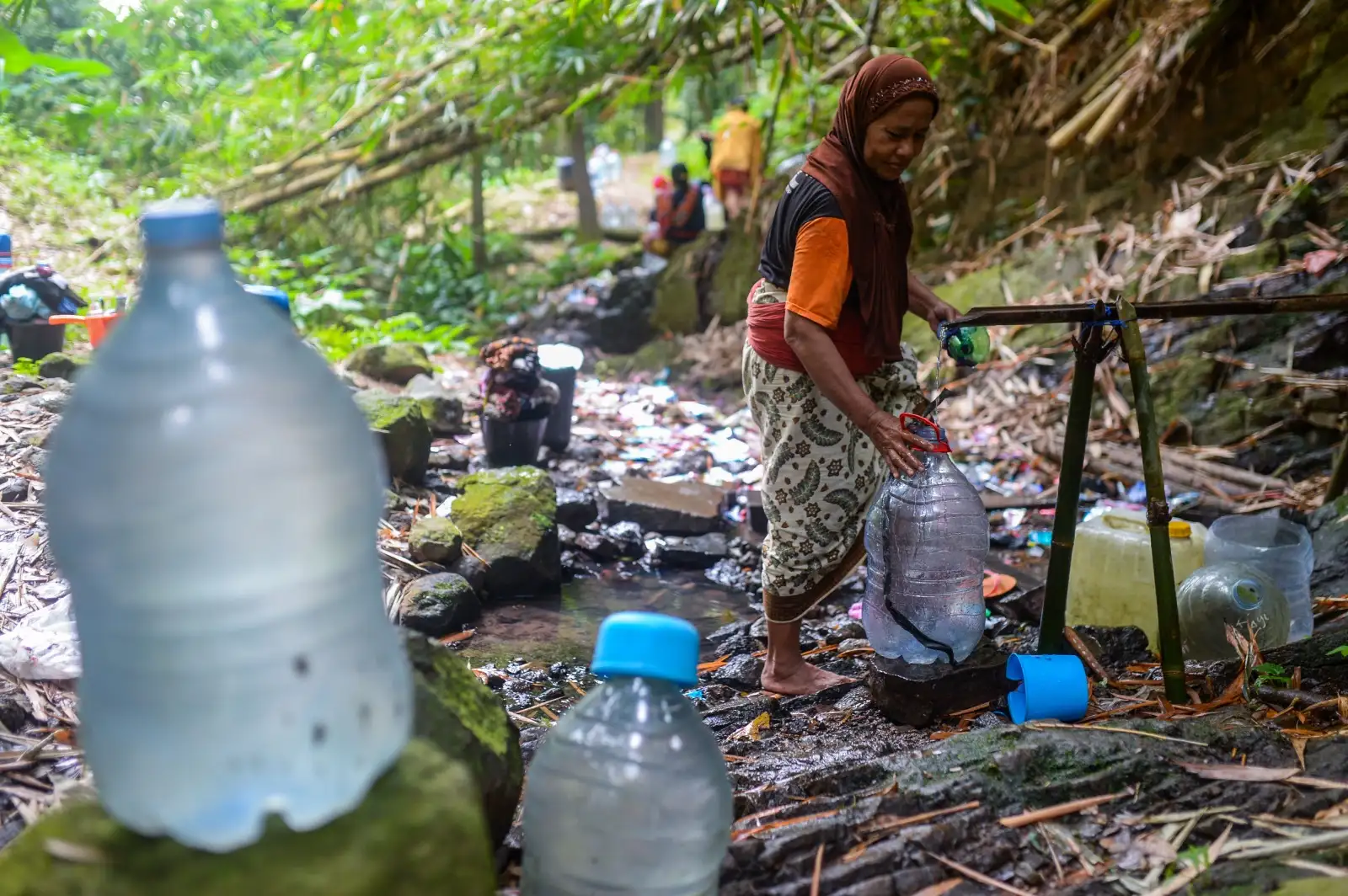 Musim Kemarau, Warga Cilegon Mulai Kesulitan Air Bersih