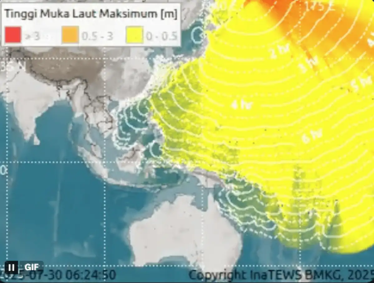 Gempa Kamchatka, 5 Provinsi Indonesia Diminta Kosongkan Pantai Waspada Tsunami