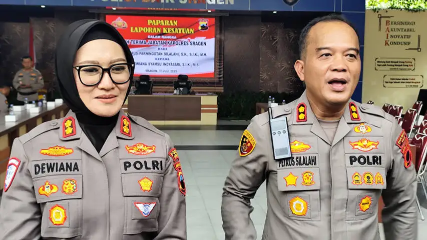 Gantikan AKBP Petrus, AKBP Dewiana Syamsu Jadi Kapolres Sragen
