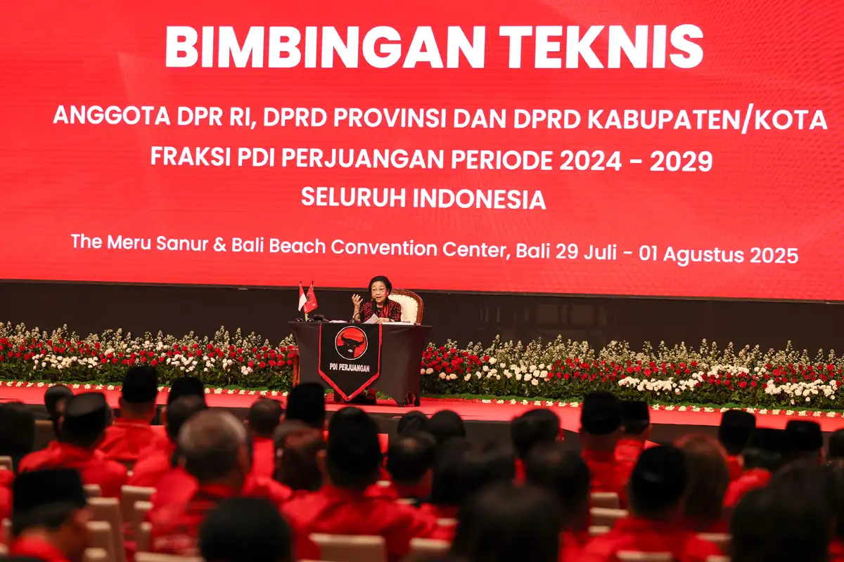 Megawati Beri Arahan ke Ribuan Peserta Bimtek PDIP di Bali