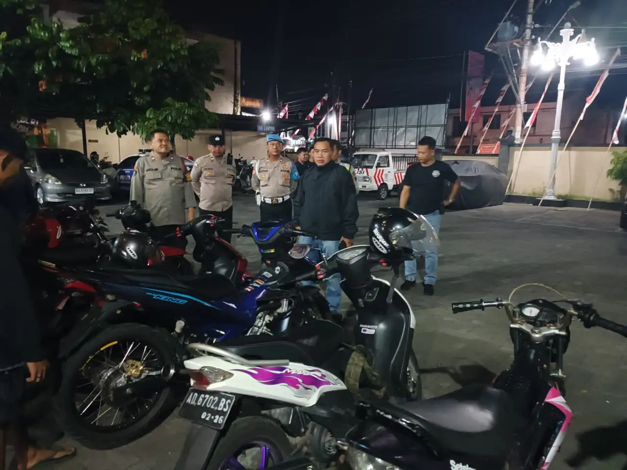Gunakan Knalpot Brong, 15 Motor ABG Dikukut Polsek Kartasura