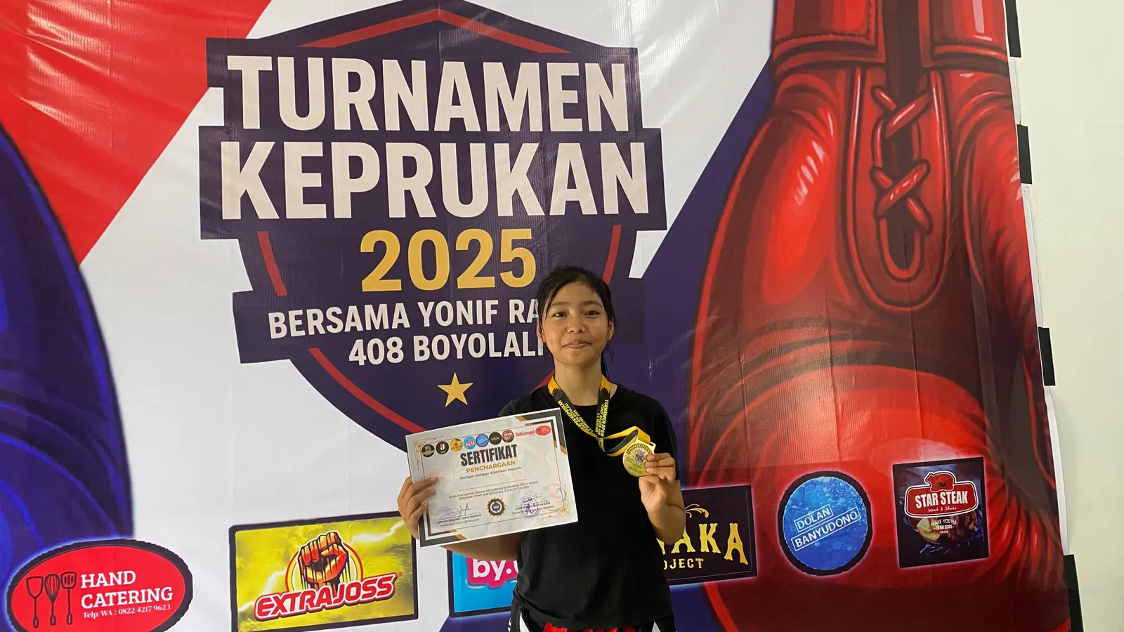 Kenalkan Nasywa, Fighter 14 Tahun Asal Ponorogo Juara Turnamen Keprukan Boyolali