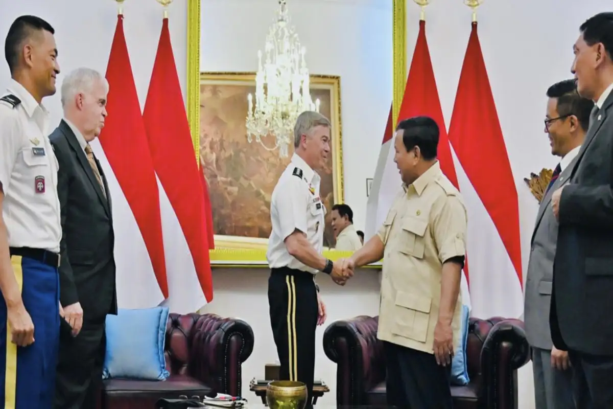Prabowo Terima Medali Kehormatan dari Pasukan Elite AS USSOCOM