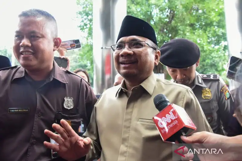 Rampung Diperiksa KPK, Mantan Menag Yaqut Mengaku Bersyukur