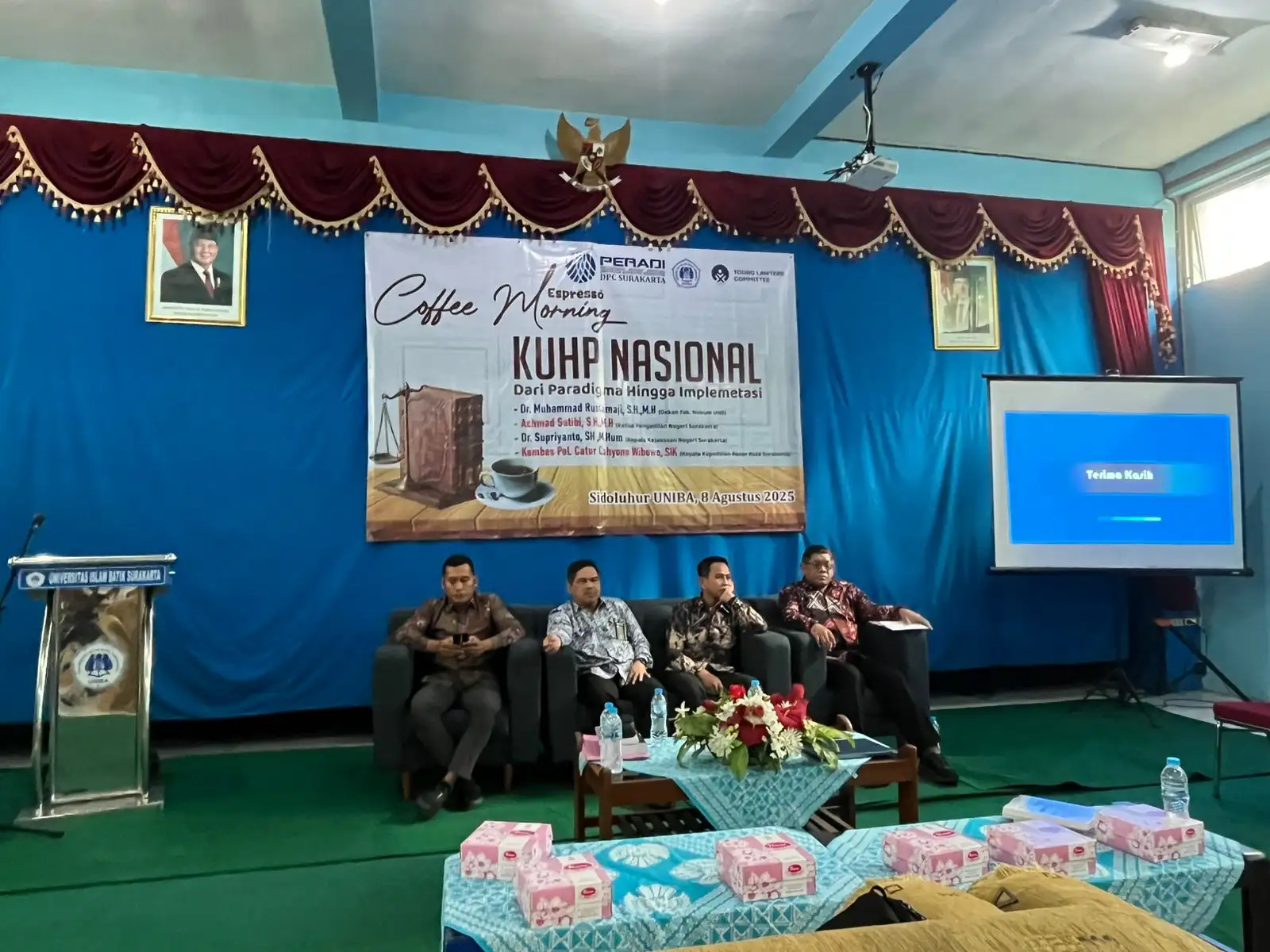 Peradi dan Uniba Solo Gelar Coffee Morning Bahas Paradigma Baru KUHP Nasional