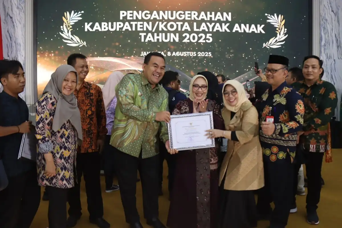 Top! Blora Berhasil Naik Kelas Raih Penghargaan KLA Kategori Nindya