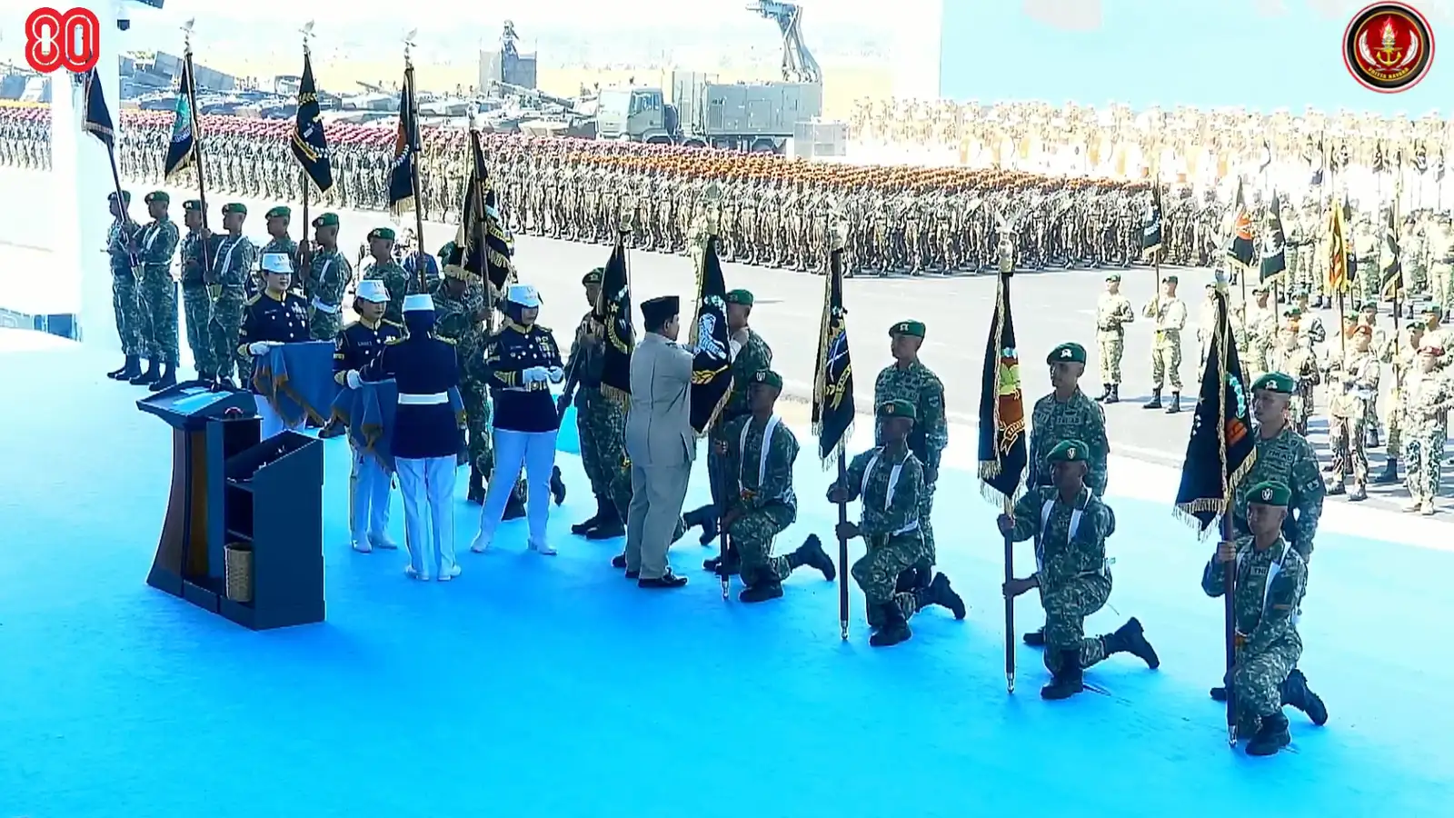 Presiden Kukuhkan Pimpinan Pasukan Elite TNI Kopassus, Marinir dan Korpasgat