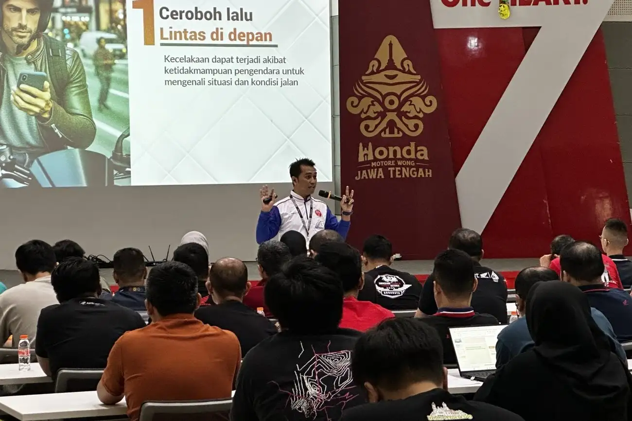 Karyawan Astra Motor Jateng Digembleng Keterampilan Safety Riding