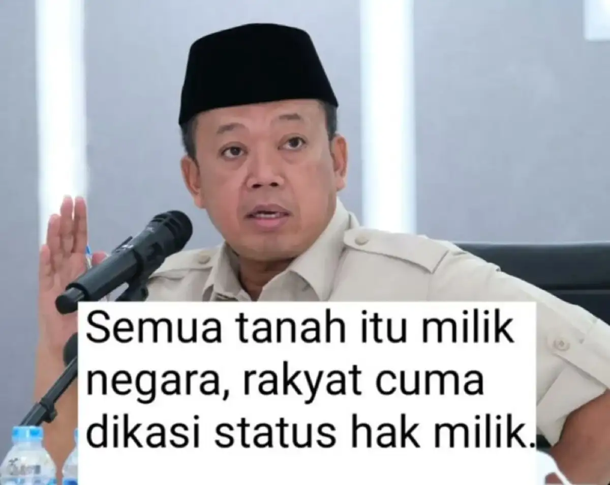 Viral Meme Tanah Nganggur 2 Tahun Jadi Milik Negara, Menteri ATR Minta Maaf