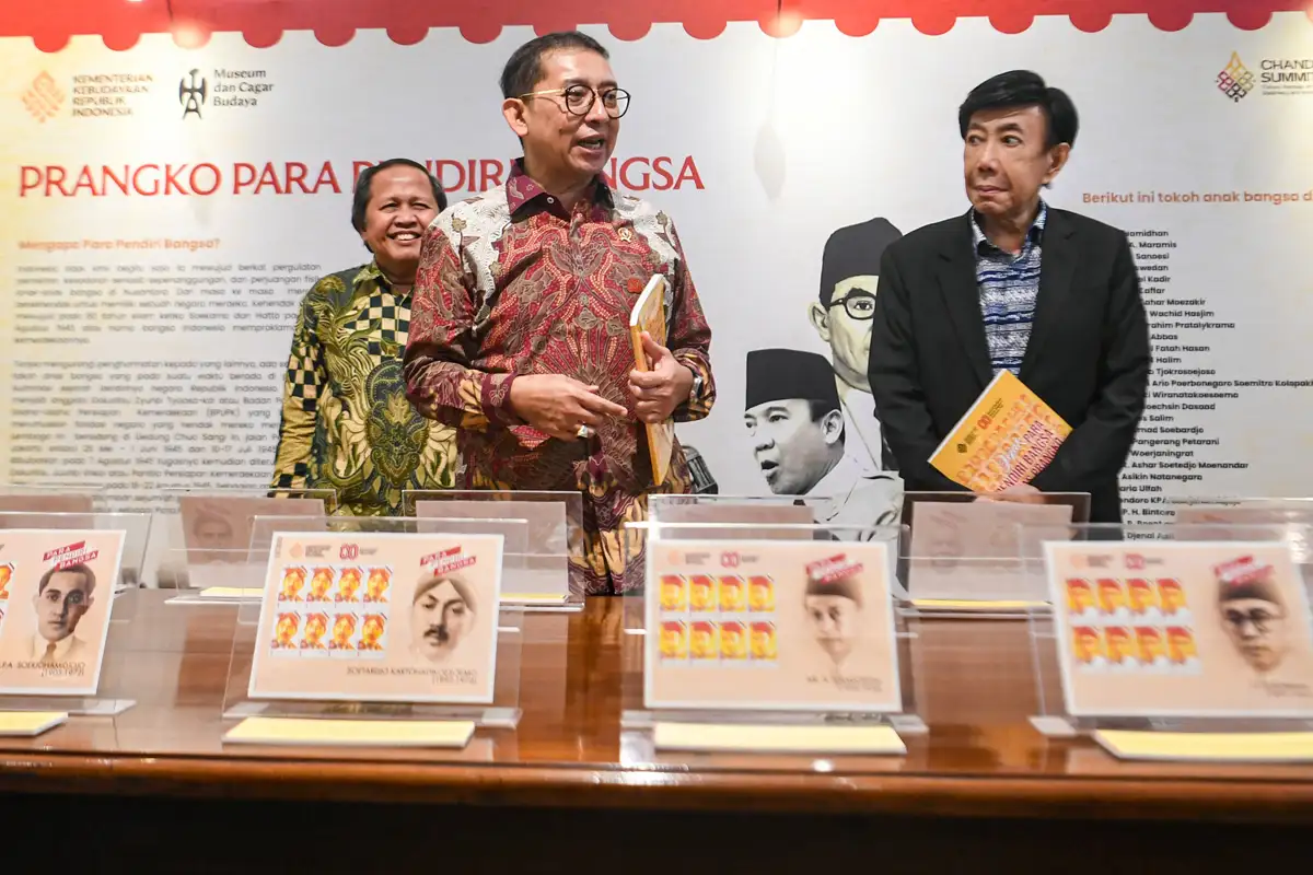 Kementerian Kebudayaan Luncurkan Prangko Edisi Para Pendiri Bangsa