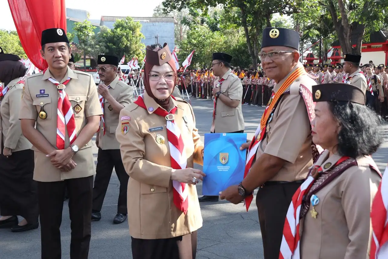 Daftar 19 Penerima Lencana Melati, Darma Bakti, & Pancawarsa Pramuka Sukoharjo